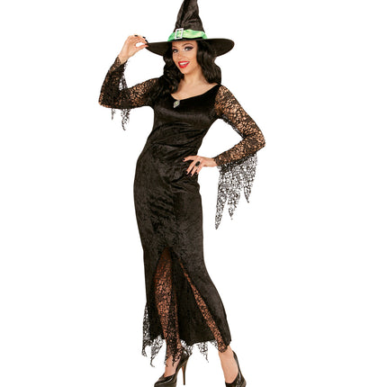 Witch dress with stone and hat