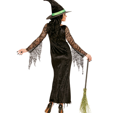 Witch dress with stone and hat