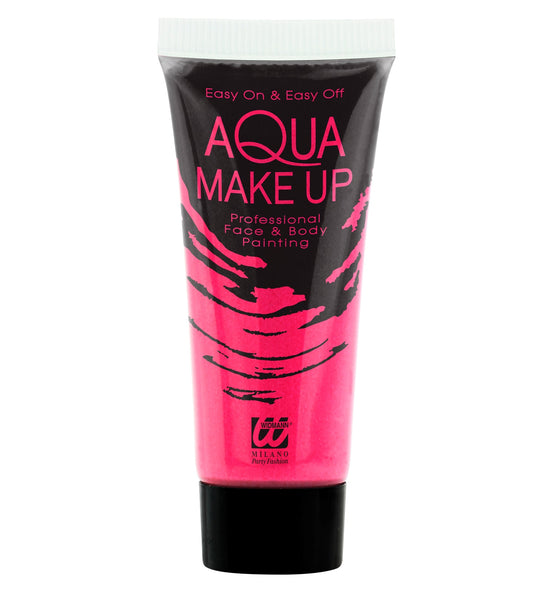 Aqua face paint neon pink