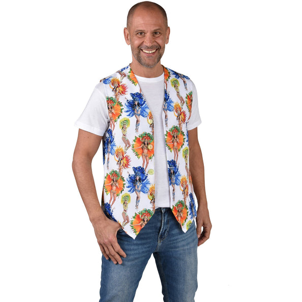 Gilet vest tropical heren