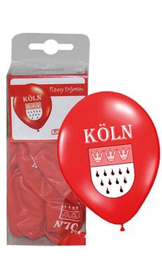 Red Cologne balloons 12 pcs