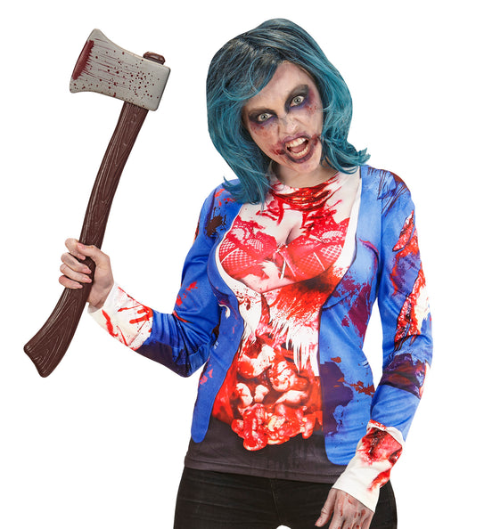 e-carnavalskleding-SYK 3D Zombie shirt volwassenen