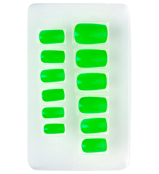 e-carnavalskleding-SYK Airbrush nagels neon groen