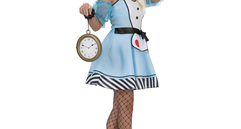 e-carnavalskleding-SYK Alice in Wonderland jurkje dames