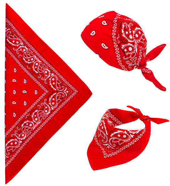 e-carnavalskleding-SYK Bandana rood zakdoek