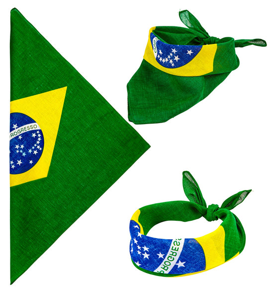 e-carnavalskleding-SYK Brazilië bandana zakdoek Brazil