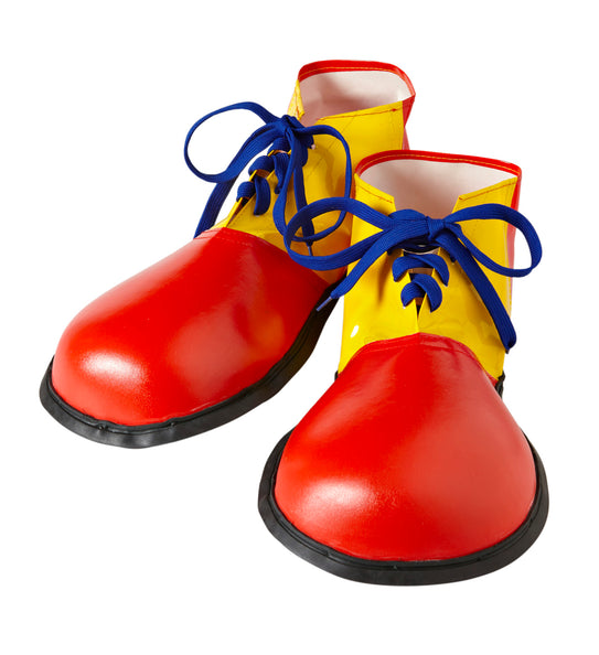 e-carnavalskleding-SYK Clownsschoenen rood geel volwassenen