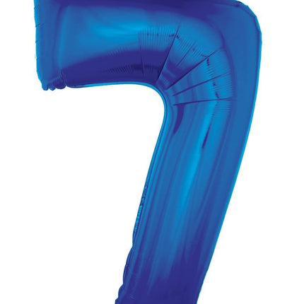 e-carnavalskleding-SYK Folieballon 102 cm blauw