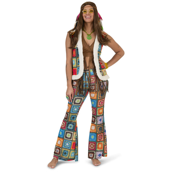 e-carnavalskleding-SYK Hippie vest Ibiza dames