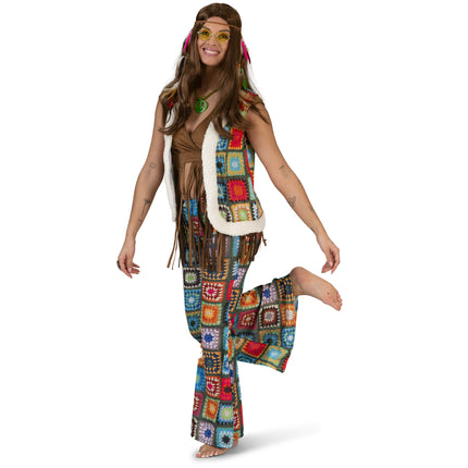 e-carnavalskleding-SYK Hippie vest Ibiza dames