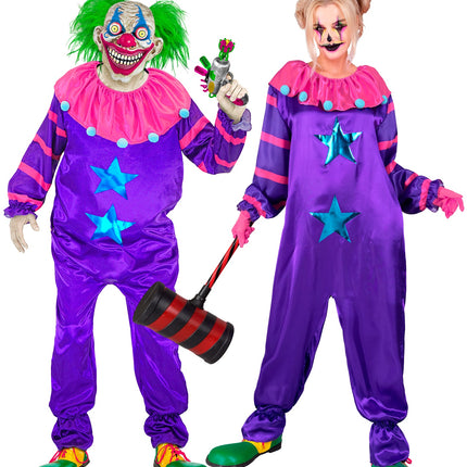 e-carnavalskleding-SYK Horror Clown jumpsuit Creapy