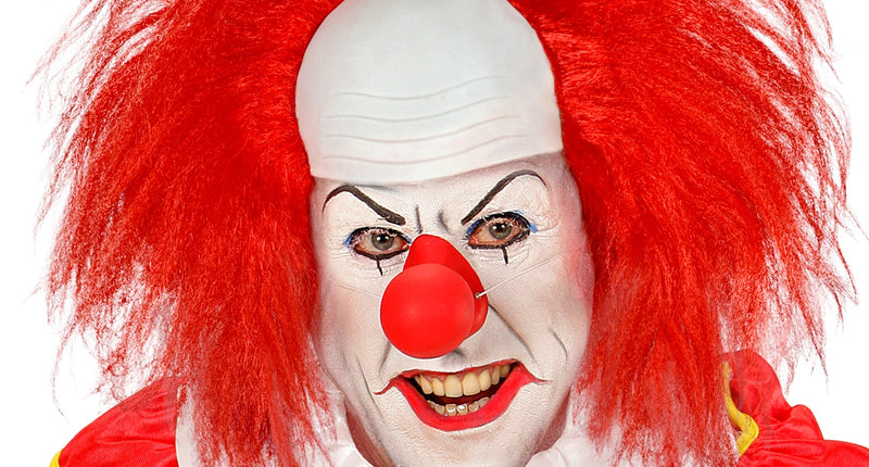 e-carnavalskleding-SYK Horror clowns pruik rood