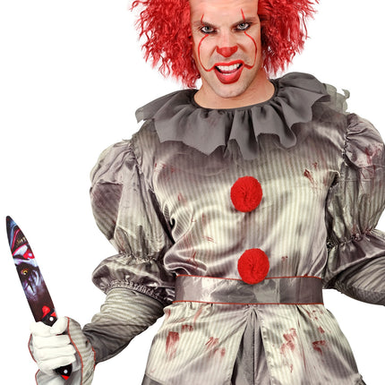 e-carnavalskleding-SYK Horrorclown mes met bloed