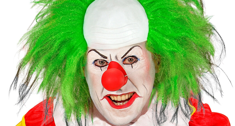 e-carnavalskleding-SYK Horrorclown pruik groen