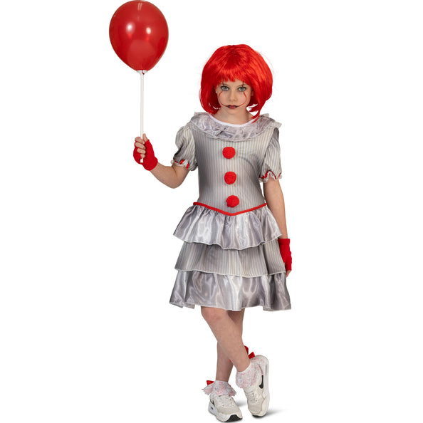 e-carnavalskleding-SYK IT pennywise jurkje meisje