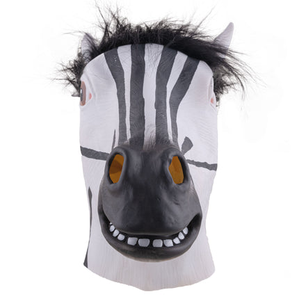 e-carnavalskleding-SYK Masker zebra latex