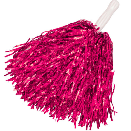 e-carnavalskleding-SYK Metallic pompons set roze