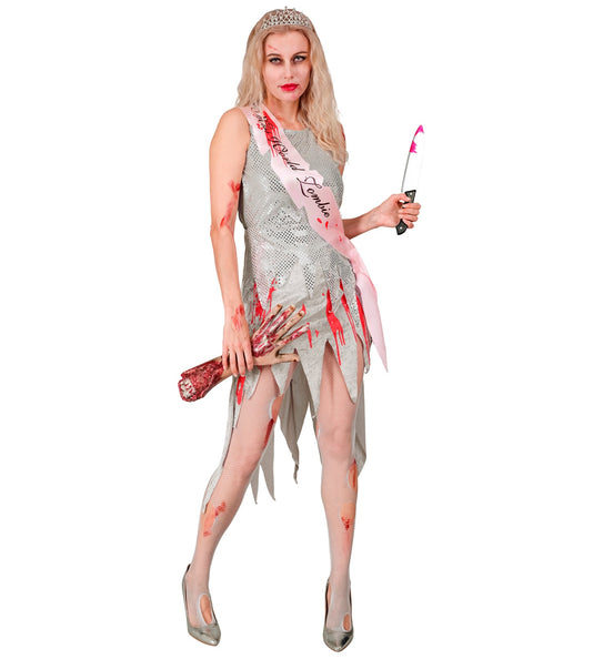 e-carnavalskleding-SYK Miss World zombie jurk voor Halloween