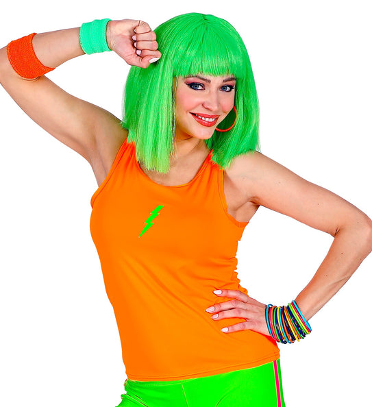 e-carnavalskleding-SYK Neon oranje shirt dames