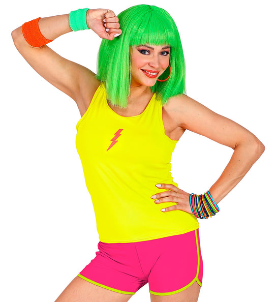 e-carnavalskleding-SYK Neon roze hotpants