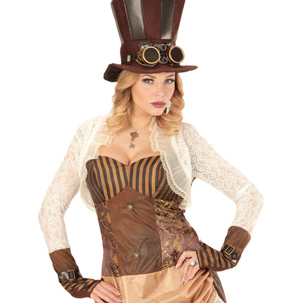 e-carnavalskleding-SYK Oorbellen steampunk met vleugels