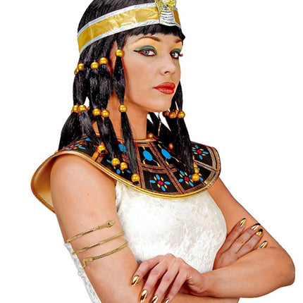 e-carnavalskleding-SYK Slangen armband goud Egyptisch