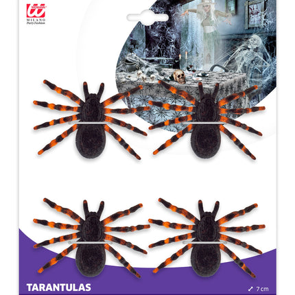 e-carnavalskleding-SYK Tarantula's 4 stuks