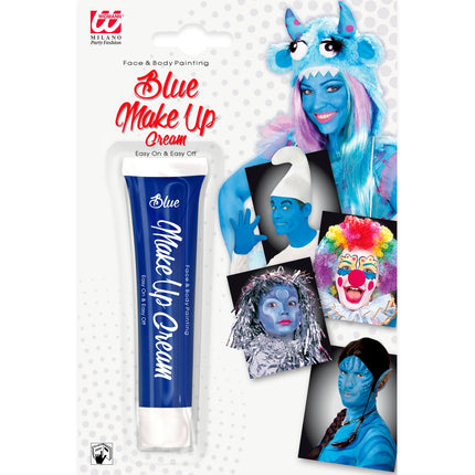 e-carnavalskleding-SYK tube make-up blauw