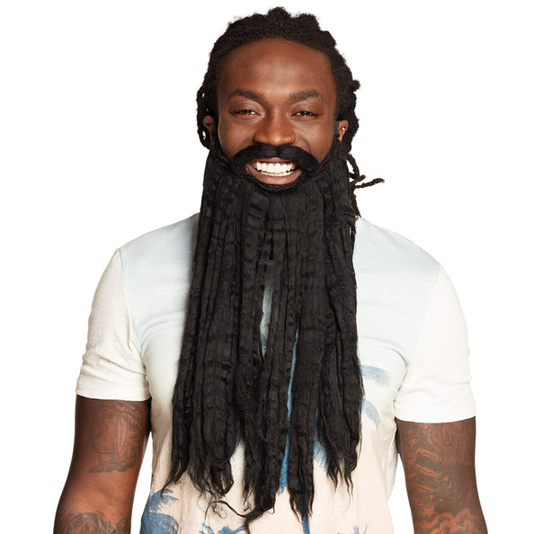 E-Carnavalskleding.nl Baard Jamaica Rastaman dreadlock