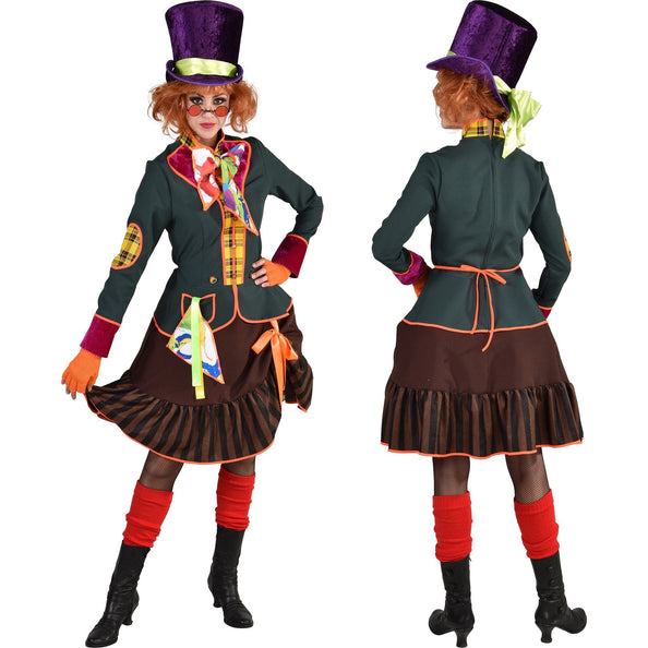 E-Carnavalskleding.nl Mad Hatter crazy jurkje dames