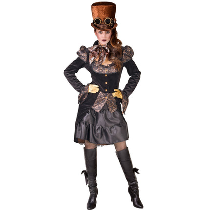 E-Carnavalskleding.nl Steampunk jurk dames Shea