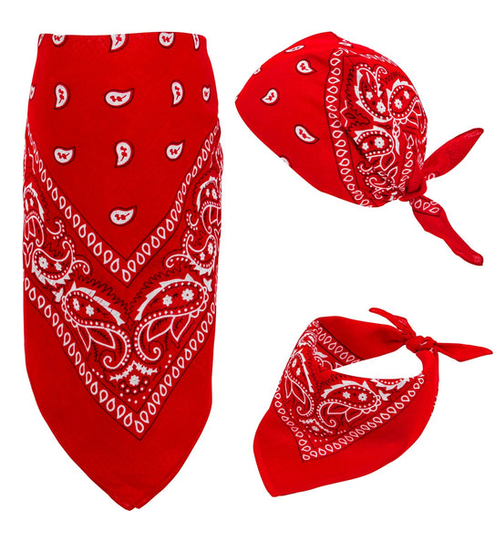 e-carnavalskleding-SYK Bandana rood zakdoek