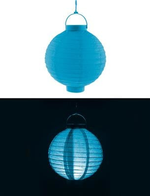 e-carnavalskleding-SYK Blauwe lampion papier 20cm