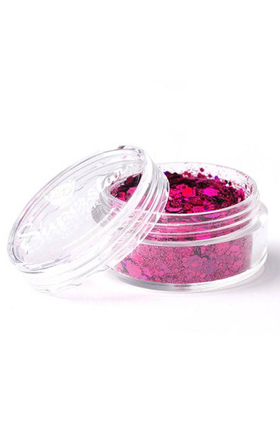 e-carnavalskleding-SYK Chunky Glitters laser roze 8 ml Superstar