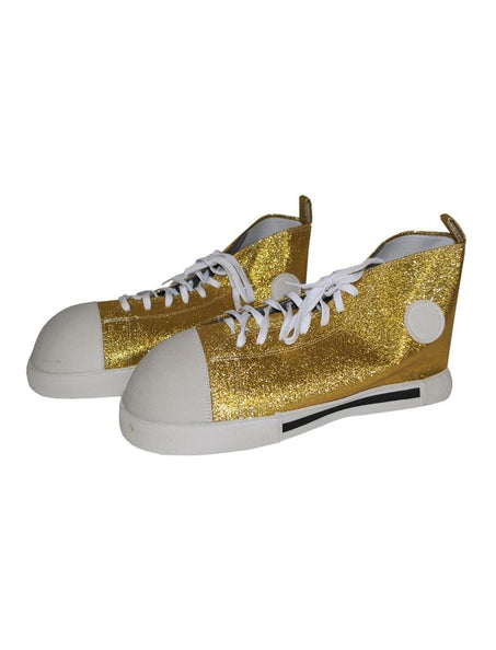 e-carnavalskleding-SYK Clown- schoen sneaker in goud