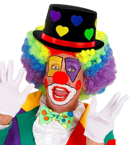 e-carnavalskleding-SYK Clownshoed met hartjes