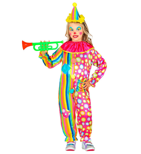 e-carnavalskleding-SYK Clownspak kinderen multi