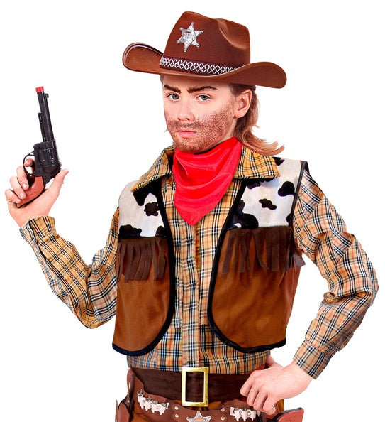 e-carnavalskleding-SYK Cowboy pistool zwart plastic