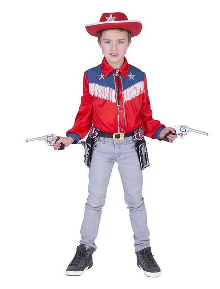 e-carnavalskleding-SYK Cowboy shirt Boy jongens