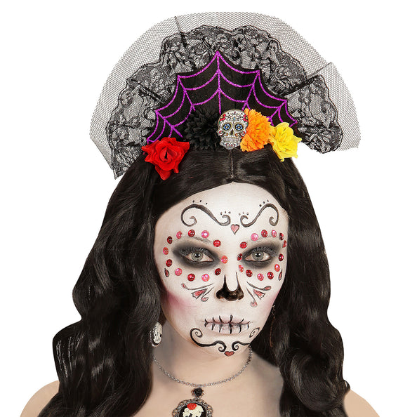 e-carnavalskleding-SYK Diadeem day of the dead