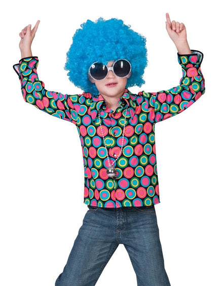 e-carnavalskleding-SYK Disco shirtje voor kinderen