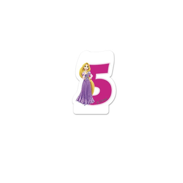 e-carnavalskleding-SYK Disney Princess Happy Birthday kaars 5 jaar