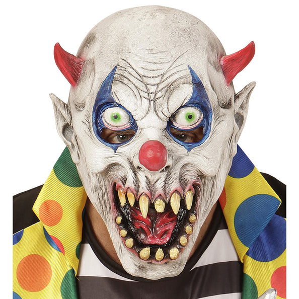 e-carnavalskleding-SYK Duivels clown masker voor kinderen