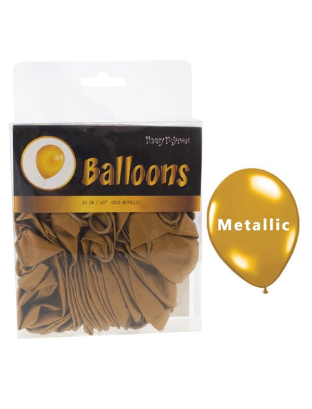 e-carnavalskleding-SYK Gouden metallic ballonnen 40st