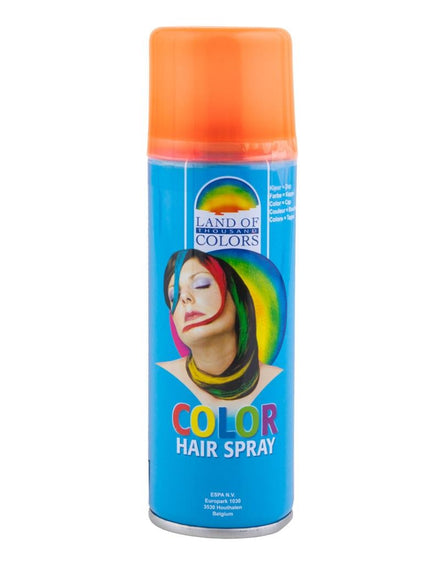 e-carnavalskleding-SYK Haarspray in neon oranje