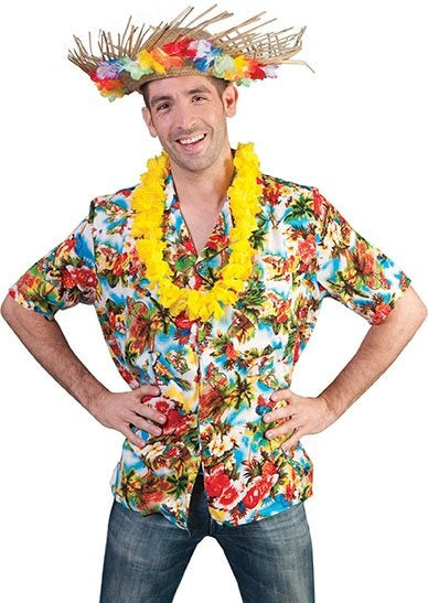 e-carnavalskleding-SYK Hawaii blouse Kauai