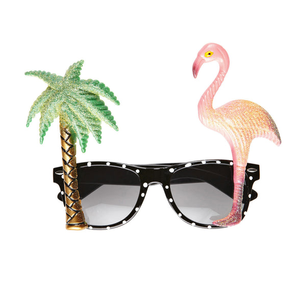 e-carnavalskleding-SYK Hawaii bril tropische flamingo