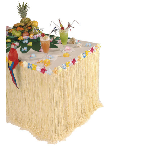 e-carnavalskleding-SYK Hawaii tafel rok met bloemen