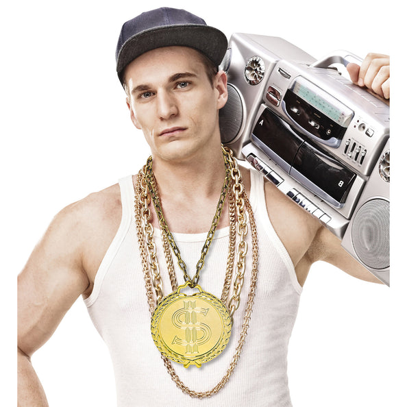 e-carnavalskleding-SYK Hiphop Dollar ketting