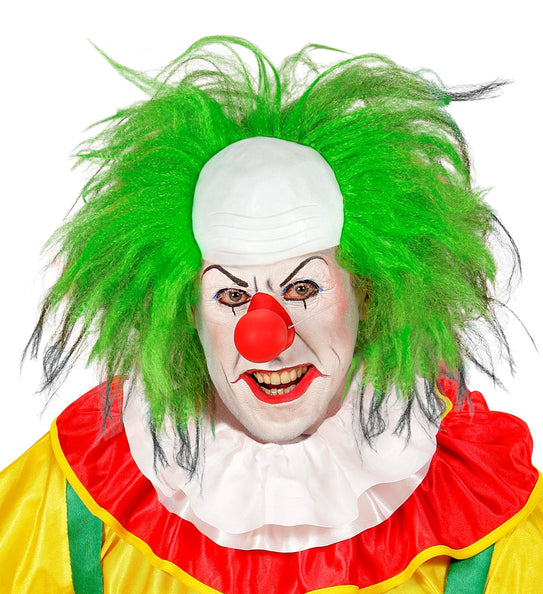 e-carnavalskleding-SYK Horrorclown pruik groen